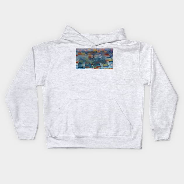 Water dome Kids Hoodie by FriendlyComputerHelp